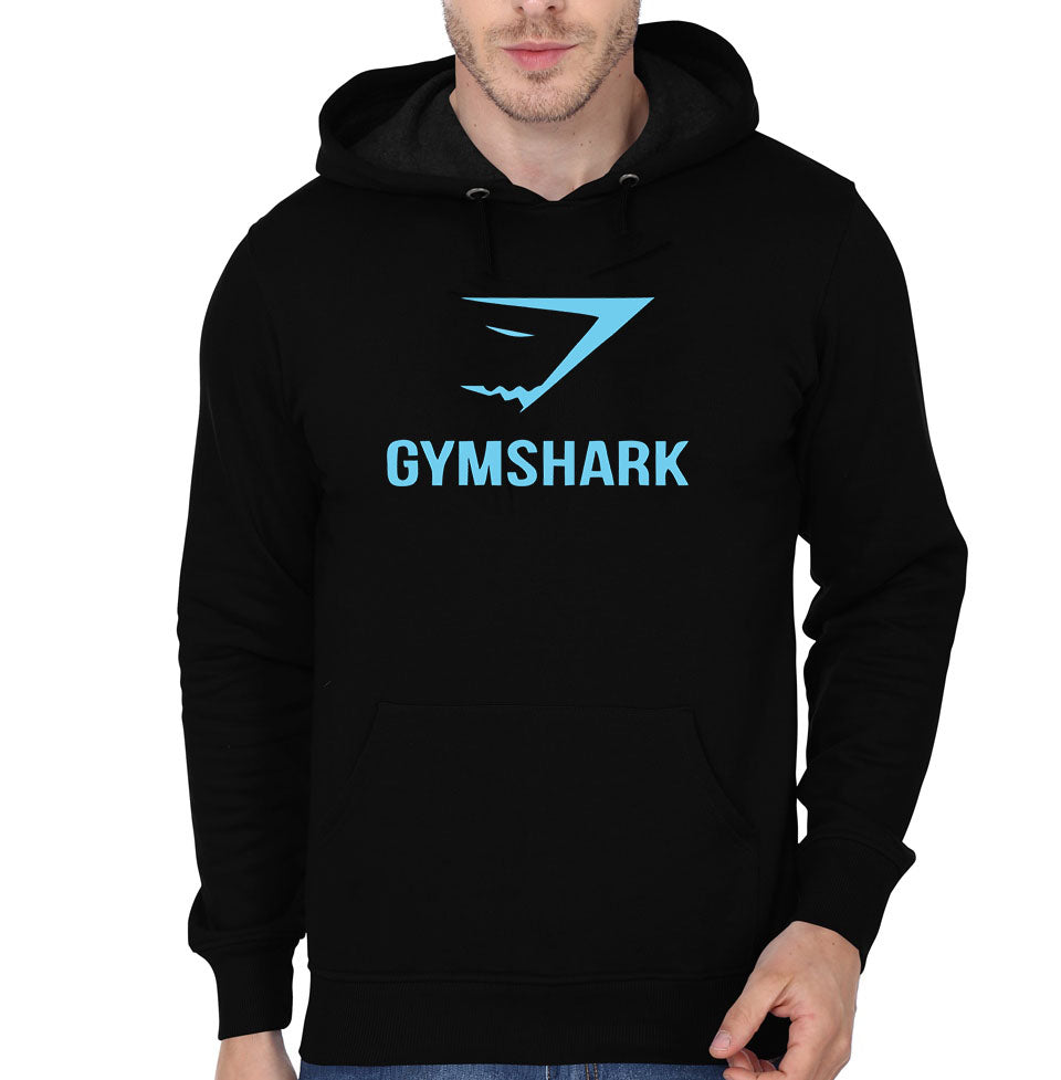 Classic Gym Shark Black Hoodie Y2K Retro Streetwear